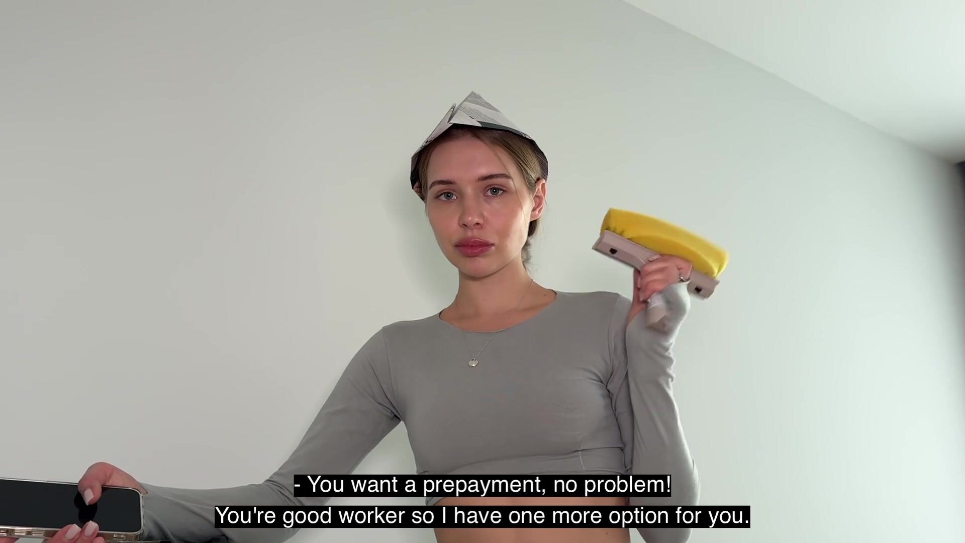 Прораб, выдай малярихе аванс! Ой, ну зачем джинсы-то рвёшь, ей работать ещё